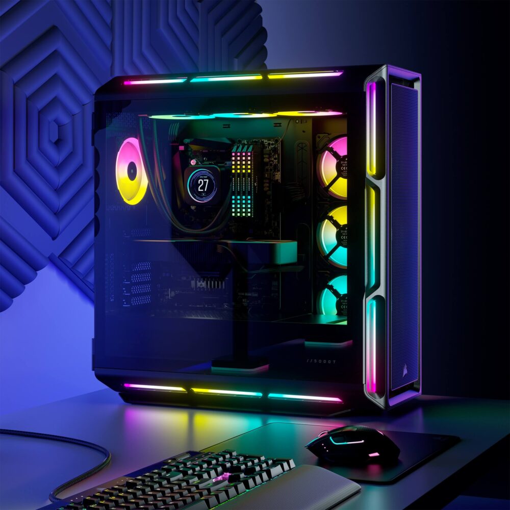Corsair iCUE 5000T RGB un chasis para tu PC con nada menos que 208 LED RGB direccionables 3 CORSAIR iCUE 5000T RGB