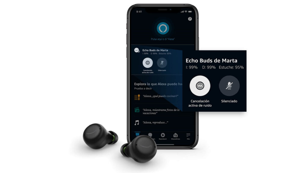 Los auriculares Echo Buds 2ª Gen de Amazon llegan a España a un precio irresistible 2 Echo Buds de 2ª Generacion