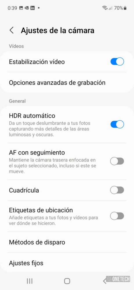 Samsung Galaxy S21 FE - Analisis completo y opinion 27 Samsung Galaxy S21 FE - Analisis completo y opinion 27